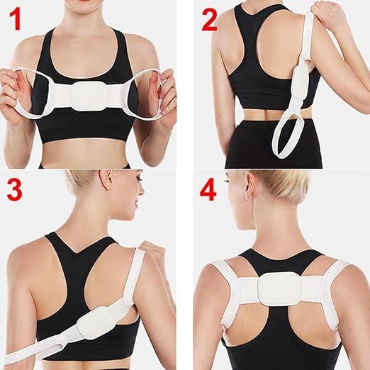 Shoulder & Back Straightener Elastic Spine Support Posture Corrector Belt mkp0fp-jd