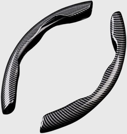 New Carbon Fiber ABS Texture Steering Wheel Grip Cover for Cars mkp0fp-jd