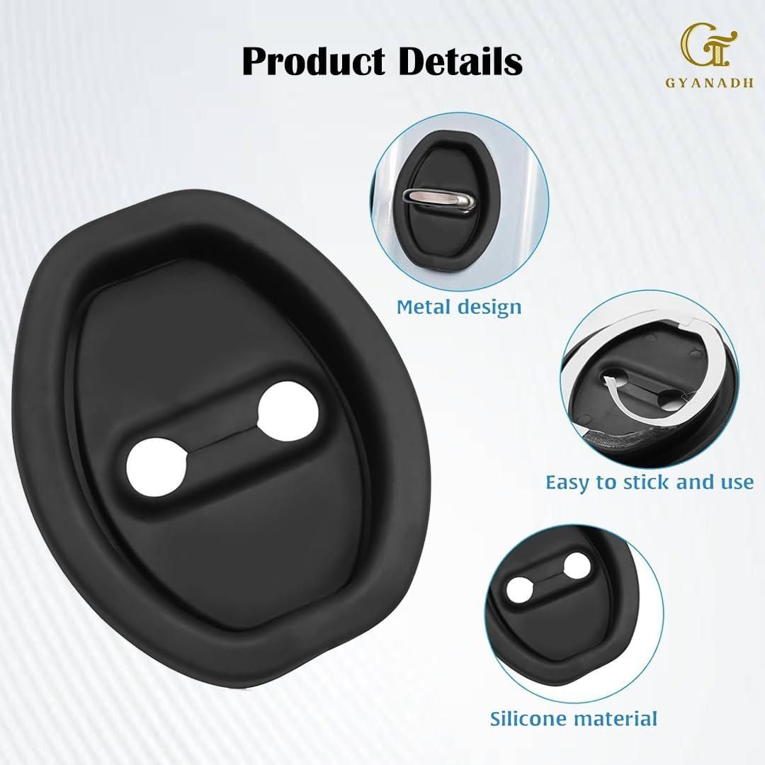 Car Door lock Protector Cover (4pc-Pack of 1) mkp0fp-jd