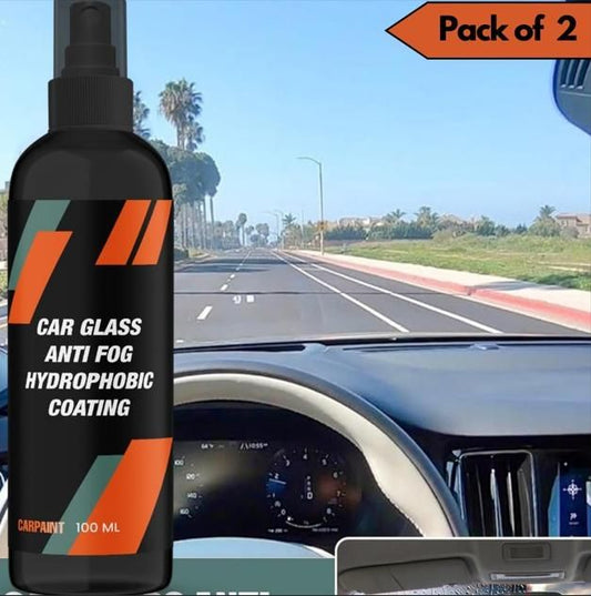 Car Glass Anti-Fog Hydrophobic Coating 100ml(Pack Of 2) mkp0fp-jd