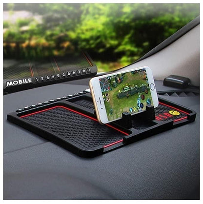 HSR Car Accessories Multifunction Phone GPS Holder Anti-Slip Silicone Pad and Car Mobile Holders for Car Dashboard mkp0fp-jd