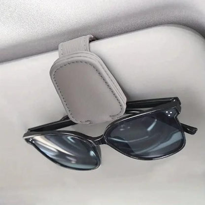 Automaze Leather Car Visor Sunglass Holder - Clip for Car mkp0fp-jd