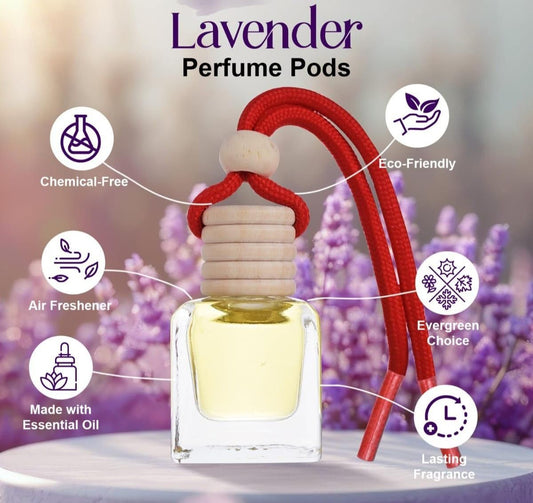 Hanging Car Perfume Pods Diffuser Scent (Pack of 1 Assorted Perfume) mkp0fp-jd