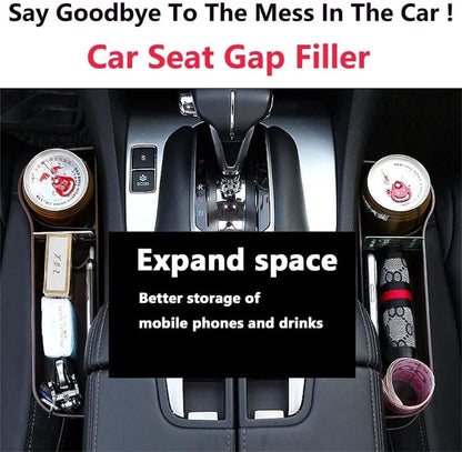Seat Pockets PU Leather Car Console Side Organizer with Assorted Colour mkp0fp-jd