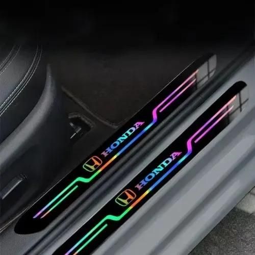 Black And Neon Car Door Entry Guard (Pack of 4) mkp0fp-jd