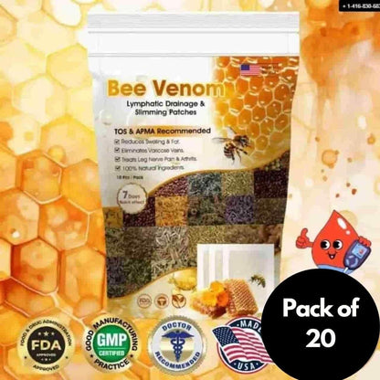 Vee Vesom Lymphatic Daiamage & Sliming Patches (20 Patches) mkp0fp-jd