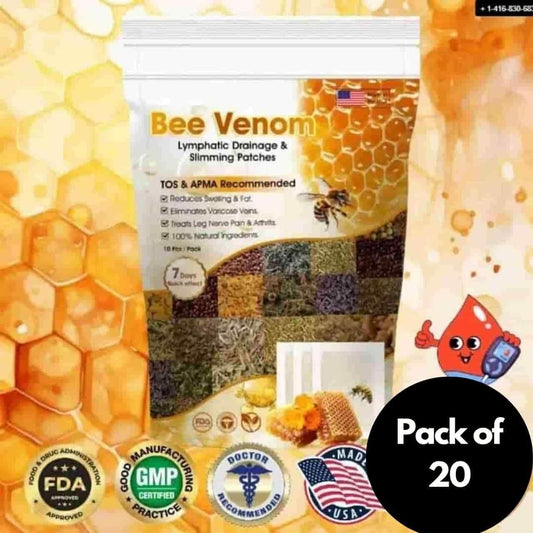 Vee Vesom Lymphatic Daiamage & Sliming Patches (20 Patches) mkp0fp-jd