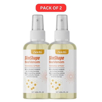 Zidella SlimShape Toning Spray, Tightens and Tones Skin 30ml (Pack of 2) mkp0fp-jd