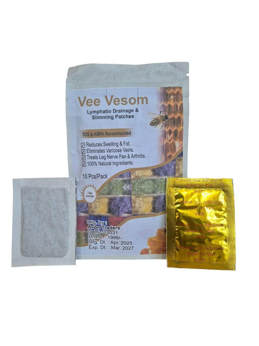 Vee Vesom Lymphatic Daiamage & Sliming Patches (10 Patches) mkp0fp-jd