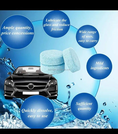 Car Windshield Glass Concentrated Washer Tablets (Pack of 20) mkp0fp-jd