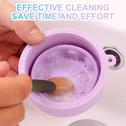 Silicon Makeup Brushes Cleaning Cup mkp0fp-jd