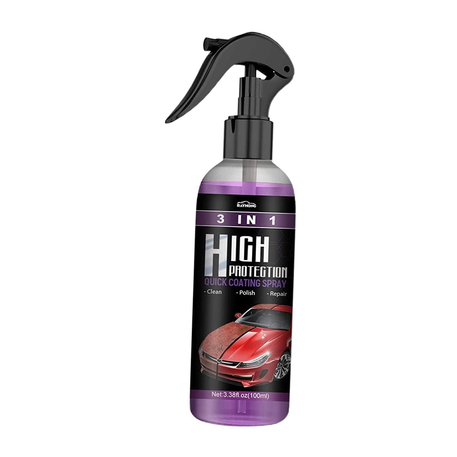 Hydrophobic Polish Nano Coating Agent Car Scratch Spray Cars Polishing for Motorcycles, Boats (Pack of 2) mkp0fp-jd