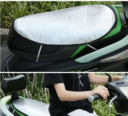 Sun Shade Bike Seat Cover Aluminium Foil for Two-wheelers mkp0fp-jd