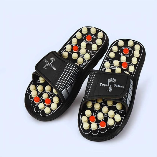 Acupressure and Magnetic Therapy Paduka Slippers for Full Body Blood Circulation For Men and Women mkp0fp-jd