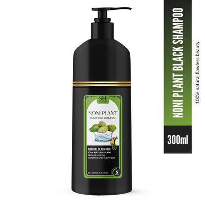 Noniplant Black Hair Shampoo 300ml (Pack Of 2) mkp0fp-jd
