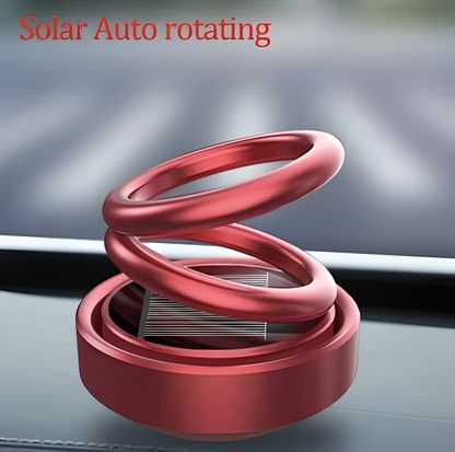 Car/Room Air Freshener- Solar Power Rotating Car/Room Air Freshener Perfume, Long Lasting French Organic Fragrance mkp0fp-jd