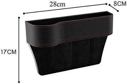 Seat Pockets PU Leather Car Console Side Organizer with Assorted Colour mkp0fp-jd