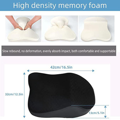 Car Seat Headrest Neck Rest Pillow Cushion for All Cars- Ergonomic Pillow Memory Foam Neck Support for Neck/Back Pain Relief Neck Rest Support Cushion mkp0fp-jd