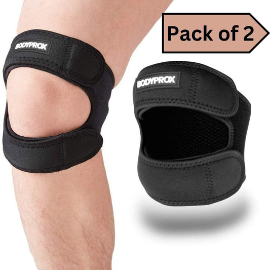 Knee Pain Relief Adjustable Neoprene Knee Strap (Pack of 2) mkp0fp-jd