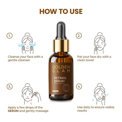 Retinol anti ageing Face Serum 30ml Package ( Pack of 2 ) mkp0fp-jd