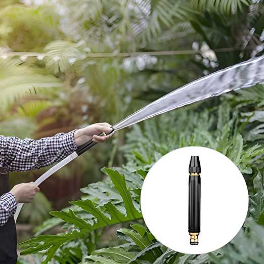 Portable High Pressure Washing Water Nozzle (Black) mkp0fp-jd