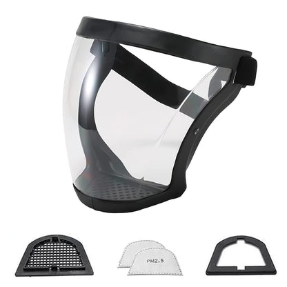 Full Face Anti-Fog Transparent Face Mask mkp0fp-jd