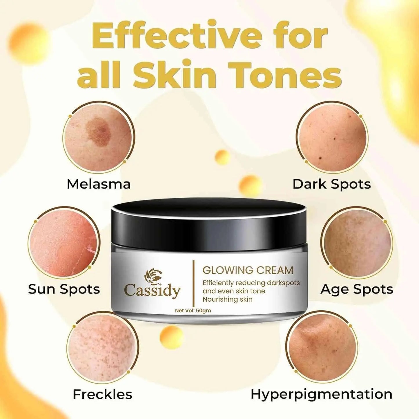 CASSIDY Glowing Cream, 50gm mkp0fp-jd