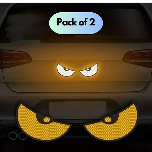 4 Pieces Monster Eyes Car Reflective Stickers Pack of 2 mkp0fp-jd
