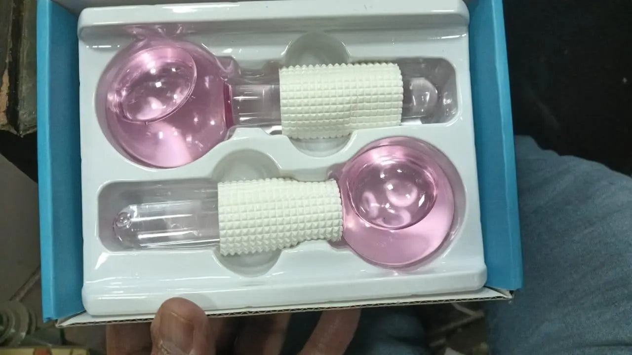 2pcs Crystal Ice Ball for Facials mkp0fp-jd