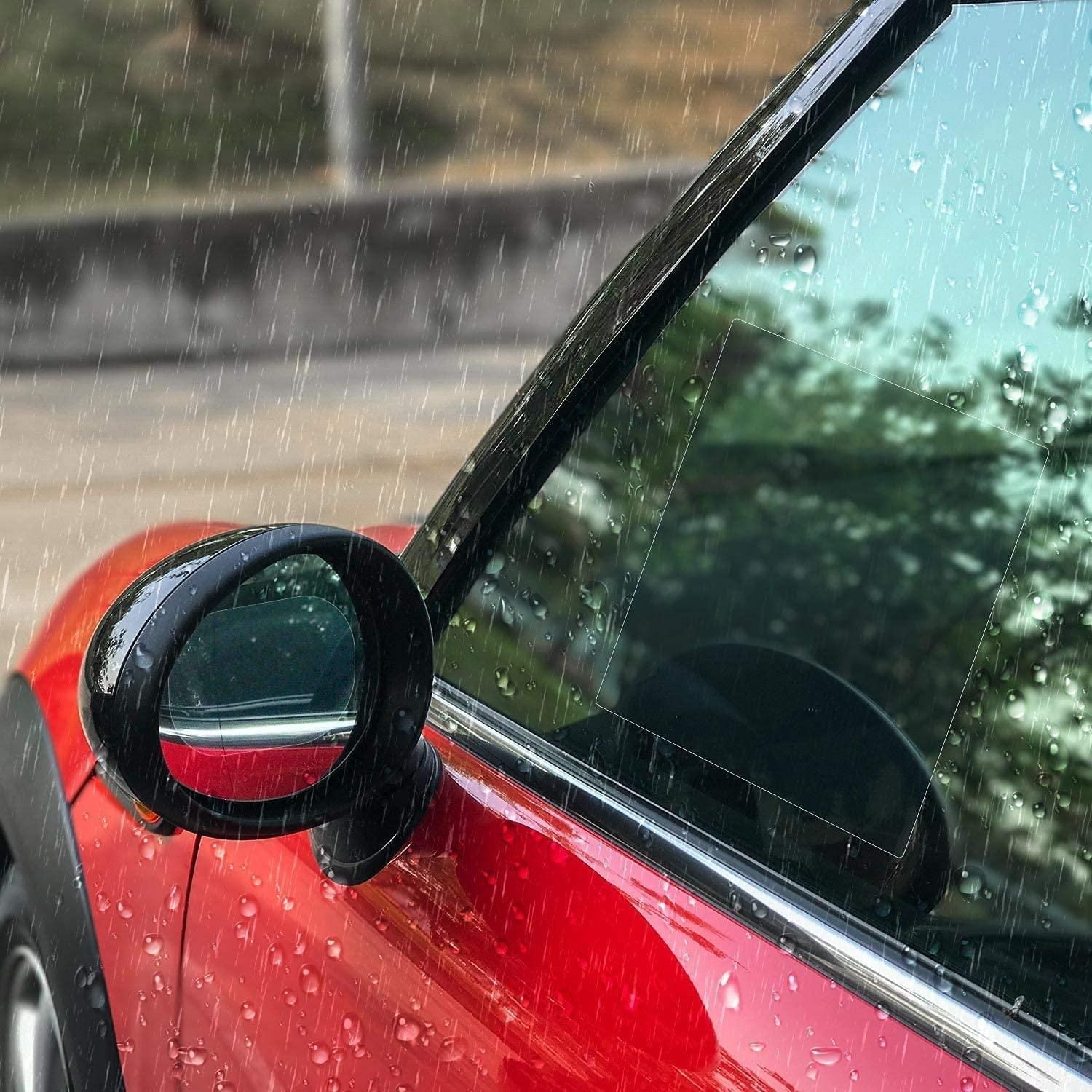 Anti Fog Anti Mist Rainproof Universal Car Accessories Rear-View Mirror (Pack of 2) mkp0fp-jd