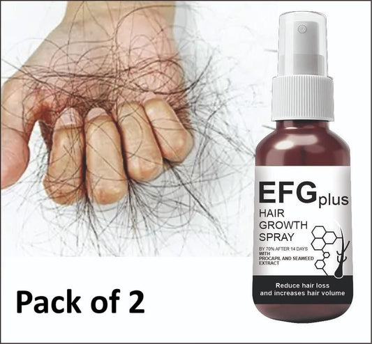 EFGPLUS Hair Growth Spray 50ml (Pack of 2) mkp0fp-jd