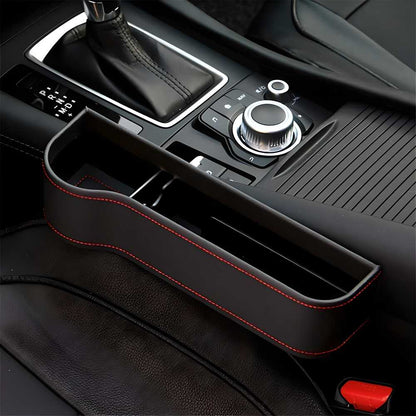 Seat Pockets PU Leather Car Console Side Organizer with Assorted Colour mkp0fp-jd