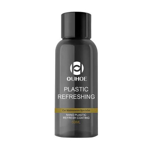 Plastic Revitalizing Coating Agent, Nano Plastic Refreshing Coating, Plastic Parts Refurbish Agent for Car, Plastic Parts Retreading Agent Automotive Interior Cleaning Agent 50 ml mkp0fp-jd