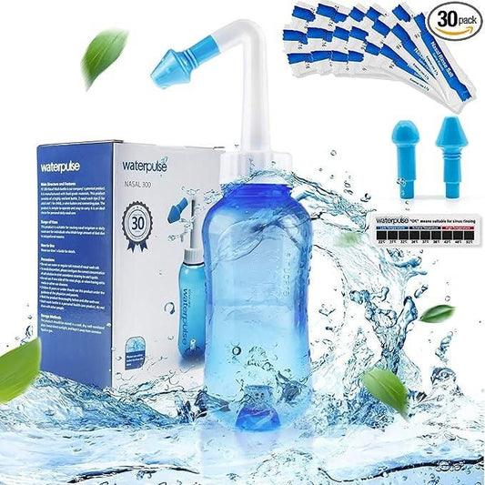 Neti Pot for Sinus Cleaning | BPA-Free Nose Wash Cleaner for Adults & Kids mkp0fp-jd