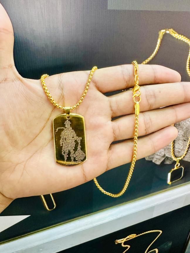 Hanuman Chalisha Pendant with Chain mkp0fp-jd