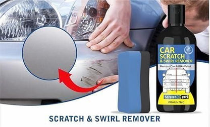 Car Body Scratch Remover and Repair Polishing Cream Kit with Sponge 200ML(Pack Of 1) mkp0fp-jd