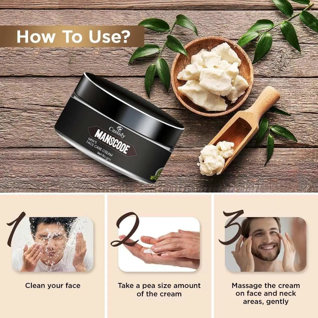 CASSIDY Manscode Face Care cream, 60gm mkp0fp-jd