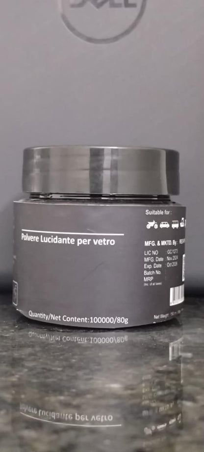 Polvere Lucidante Per Vetro Car Glass Polishing Powder 80g (Pack of 2) mkp0fp-jd