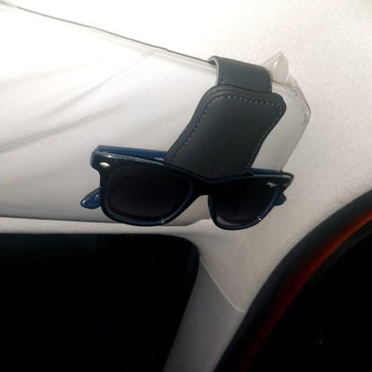 Automaze Leather Car Visor Sunglass Holder - Clip for Car mkp0fp-jd