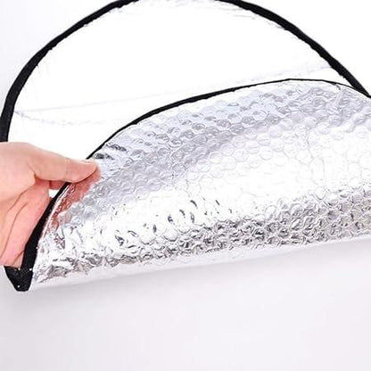 Sun Shade Bike Seat Cover Aluminium Foil for Two-wheelers mkp0fp-jd