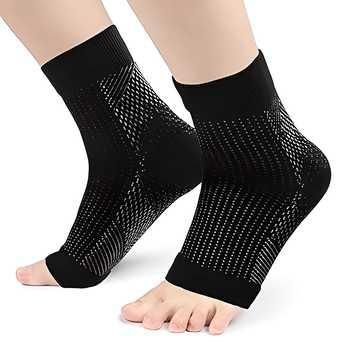 Neuropathy Socks for Women and Men for Relief Swollen Feet and Ankles ( Black color ) mkp0fp-jd