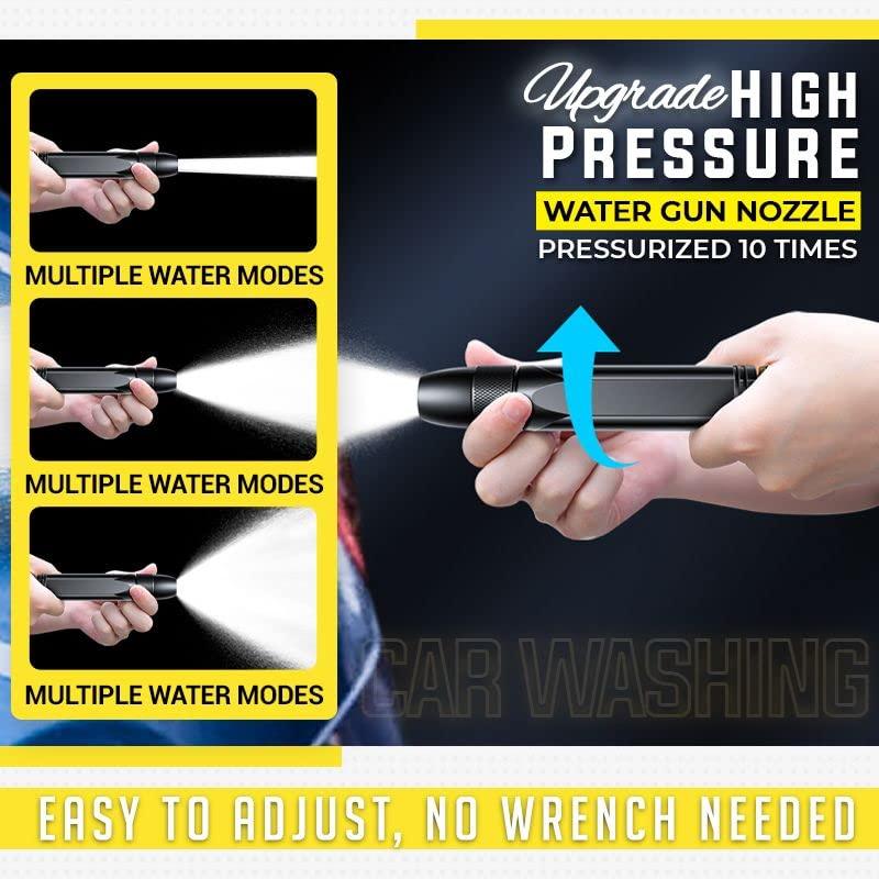 Portable High Pressure Washing Water Nozzle (Black) mkp0fp-jd