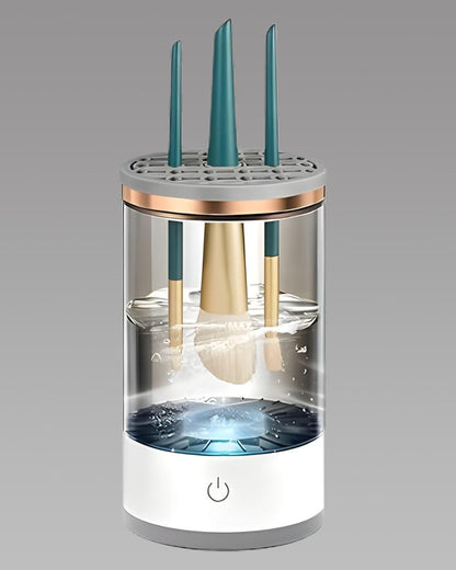 Make Up Brush Cleaner,Electric Brush Cleaner, USB Rechargeable Automatic Deep Cosmetic Cleaning Device mkp0fp-jd