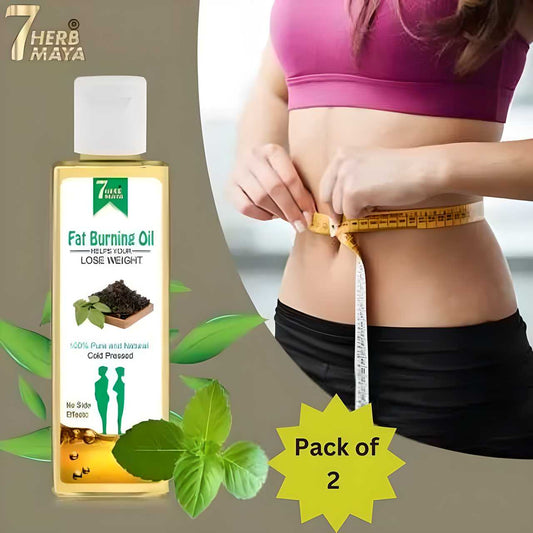 7Herbmaya Fat Burning Oil, Slimming oil, Fat Burner, Anti Cellulite & Skin Toning Slim Oil (Pack of 2) mkp0fp-jd