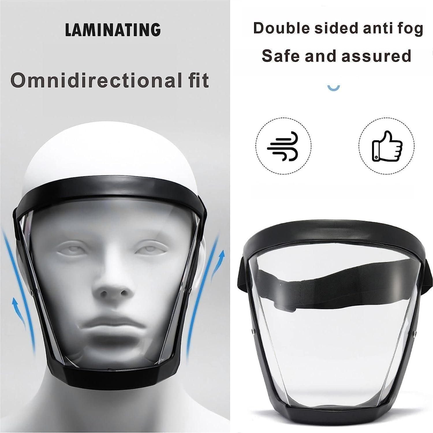 Full Face Anti-Fog Transparent Face Mask mkp0fp-jd