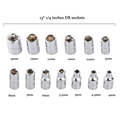 Hardware Tools- 46 in 1 Multi Purpose Combination Socket Tool Kit mkp0fp-jd