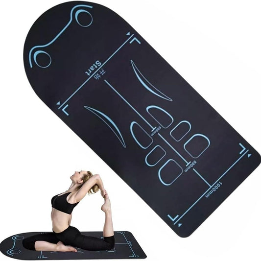 Non-Slip Yoga Mat with Asana Guide Lines (Pack of 1) mkp0fp-jd