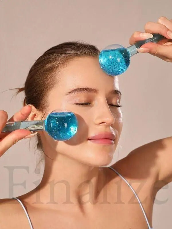2pcs Crystal Ice Ball for Facials mkp0fp-jd