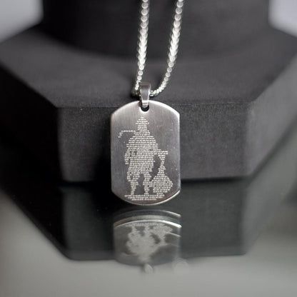 Hanuman Chalisha Pendant with Chain mkp0fp-jd