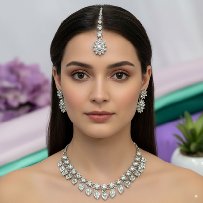 Trending Choker Pearl Work Jewellery Set